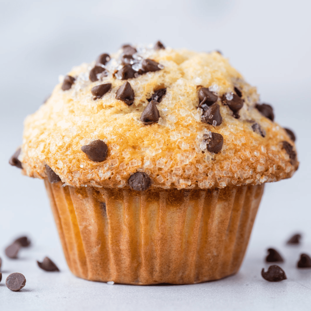 Bake Bakery-Style Chocolate Chip Muffins: Moist & Domed Tops